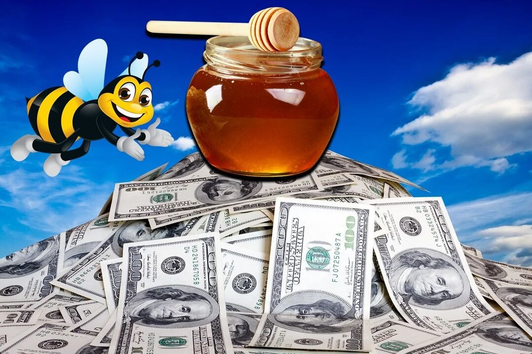 蜂蜜发光来吸引金钱